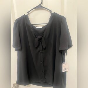 LC Lauren Conrad Black Top. NWT.